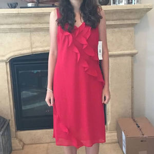 Red Sleeveless Dress